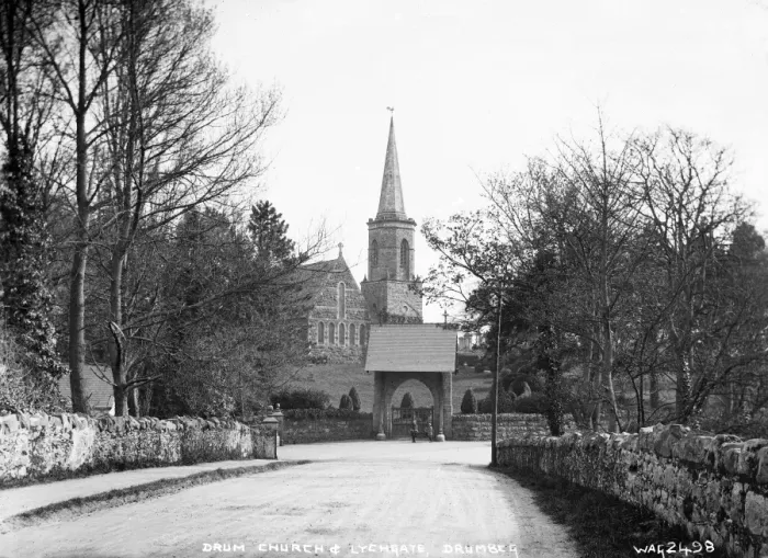 Framed Print : Drum Church and Lychgate, Drumbeg Framed Print : Drum Church and Lychgate, Drumbeg