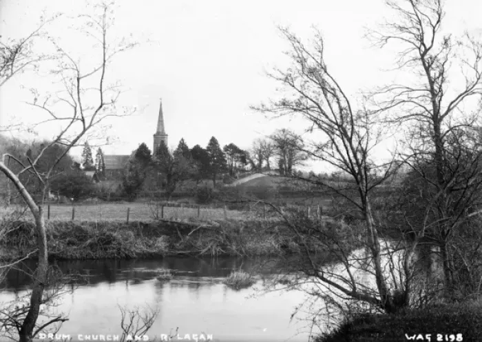 Framed Print : Drum Church and R. Lagan Framed Print : Drum Church and R. Lagan