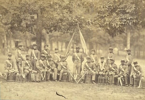 Drum corps, 8th New York State Militia, Arlington, Va. June