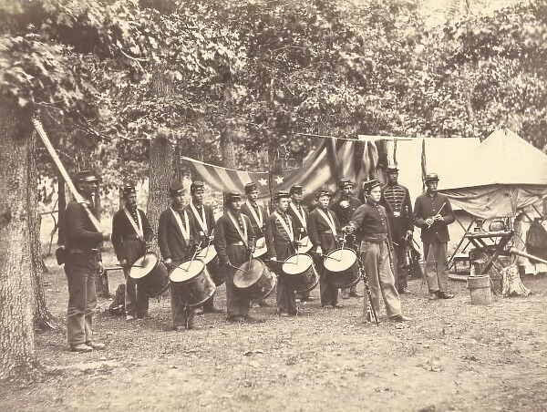 Drum Corps, 93d New York Infantry, Bealton, Va. August, 186