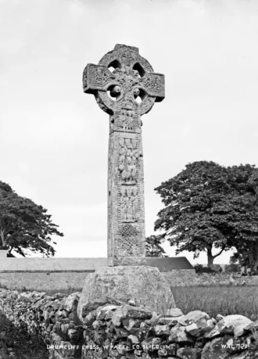 Framed Print : Drumcliff Cross, W Face, Co Sligo Framed Print : Drumcliff Cross, W Face, Co Sligo