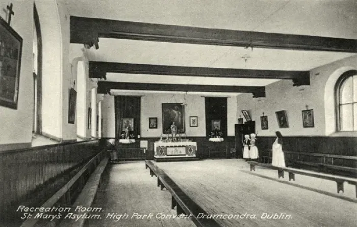 Framed Print : Drumcondra Magdalen Home, Dublin - Recreation Room Framed Print : Drumcondra Magdalen Home, Dublin - Recreation Room