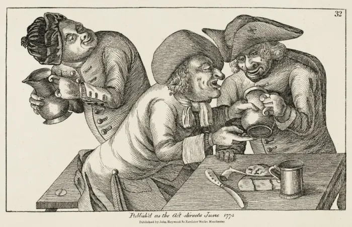 Framed Print : Three Drunks (Bobbin) Framed Print : Three Drunks (Bobbin)