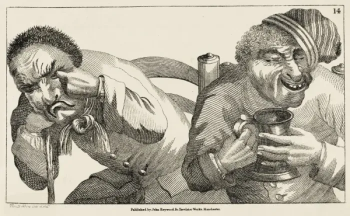 Framed Print : Two Drunks (Bobbin) Framed Print : Two Drunks (Bobbin)