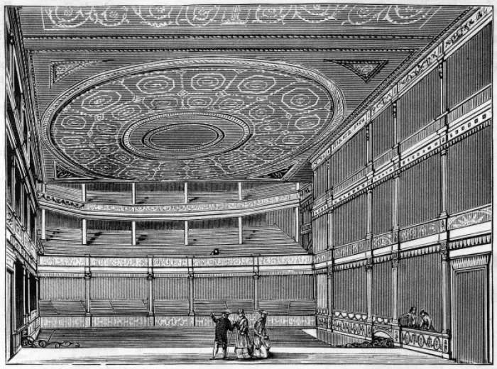 Framed Print : Drury Lane Theatre 1775 Framed Print : Drury Lane Theatre 1775