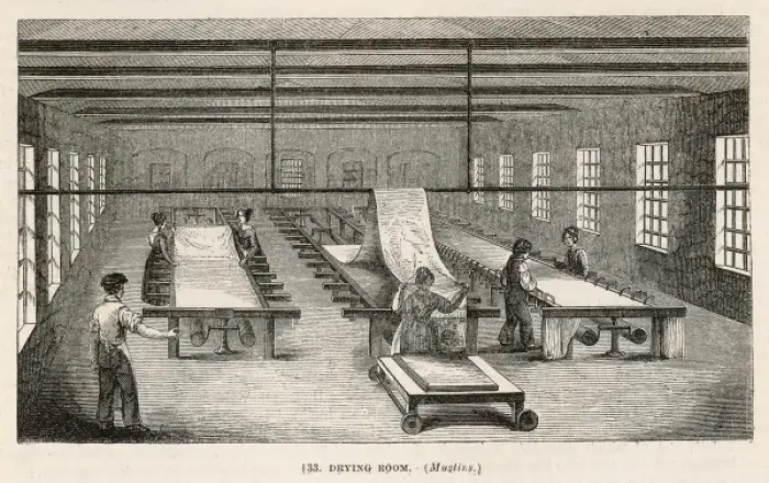 Framed Print : Drying Muslins Framed Print : Drying Muslins