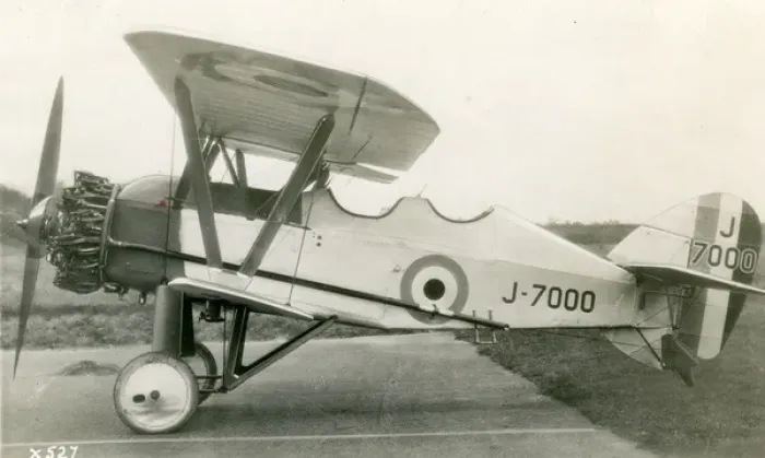 Framed Print : Dual control Armstrong Whitworth Siskin III, J7000, whic? Framed Print : Dual control Armstrong Whitworth Siskin III, J7000, whic?