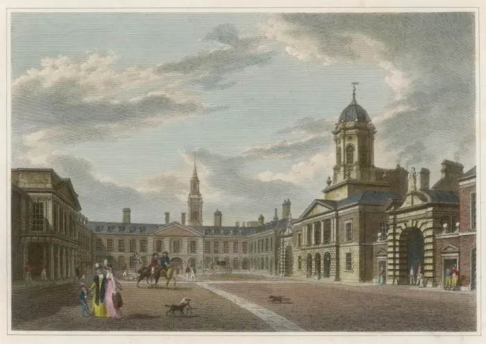Framed Print : Dublin Castle / 1817 Framed Print : Dublin Castle / 1817
