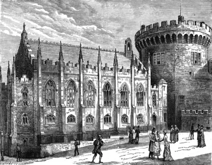 Framed Print : Dublin Castle / 1878 Framed Print : Dublin Castle / 1878