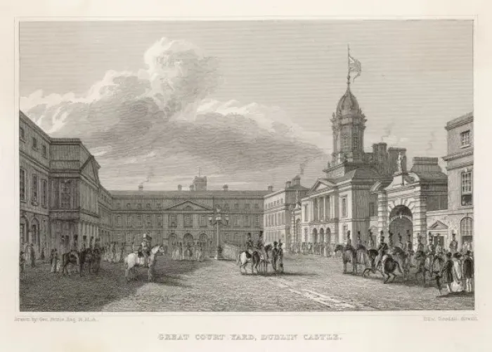 Framed Print : Dublin Castle / Courtyard Framed Print : Dublin Castle / Courtyard