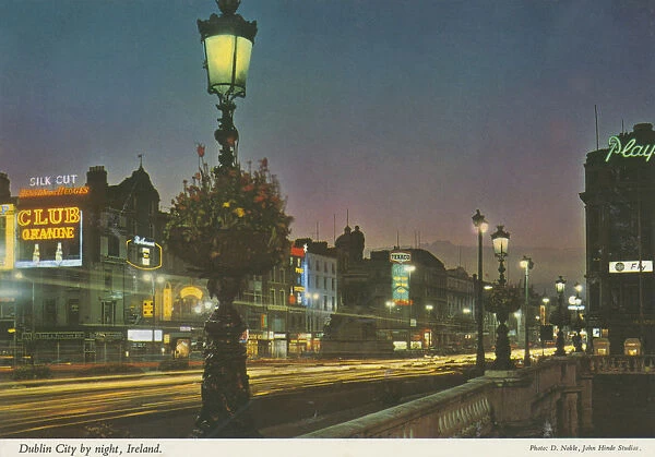 Dublin City by night