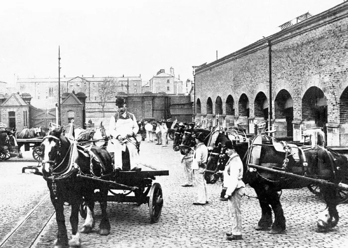 Framed Print : Dublin Guinness Brewery early 1900s Framed Print : Dublin Guinness Brewery early 1900s