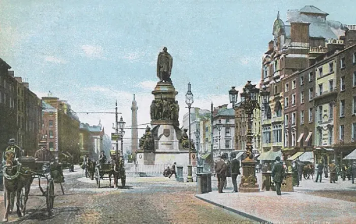 Framed Print : Dublin, Sackville Street - Statue of O Connell Framed Print : Dublin, Sackville Street - Statue of O Connell