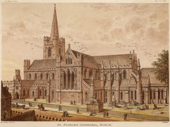 Framed Print : Dublin / St Patricks Cath Framed Print : Dublin / St Patricks Cath