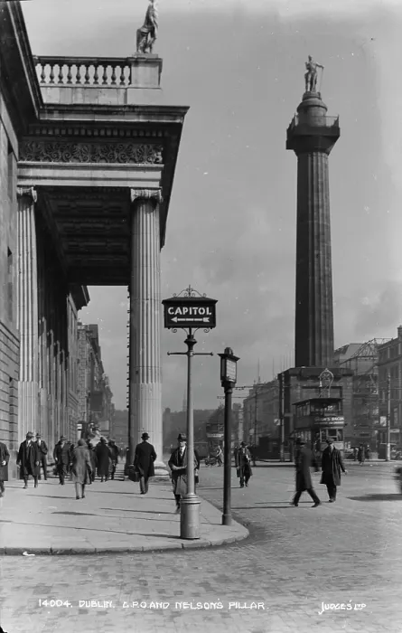 Framed Print : Dublin's GPO and Nelson's Pillar Framed Print : Dublin's GPO and Nelson's Pillar
