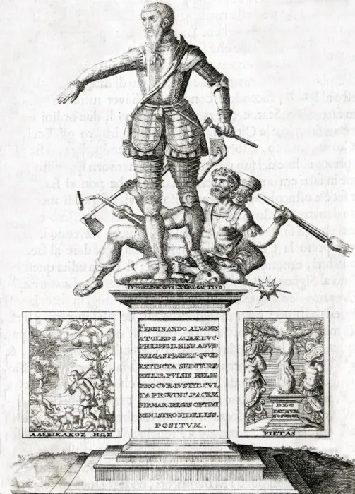 Framed Print : Duc of Alba, Statue Framed Print : Duc of Alba, Statue