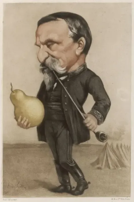 Framed Print : DUC D AUMALE / GILL 1886 Framed Print : DUC D AUMALE / GILL 1886