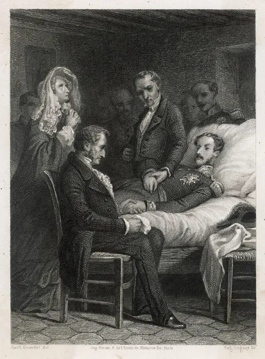 Framed Print : DUC D'ORLEANS DIES - 4 Framed Print : DUC D'ORLEANS DIES - 4