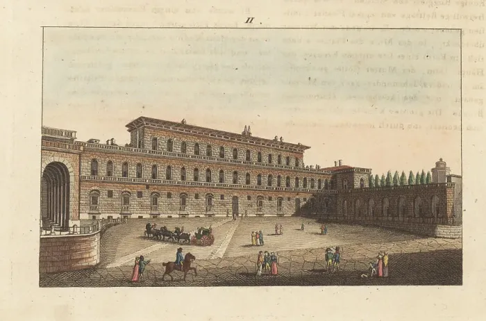 Framed Print : The Ducal Palace or Palazzo Pitti at Florence Framed Print : The Ducal Palace or Palazzo Pitti at Florence