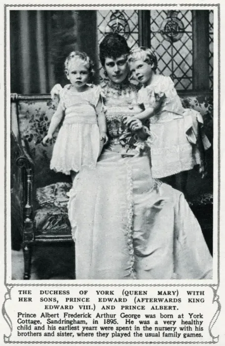 Framed Print : Duchess of York with her two eldest sons Framed Print : Duchess of York with her two eldest sons