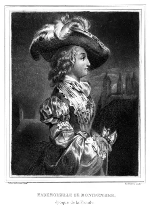 Framed Print : Duchesse Montpensier Framed Print : Duchesse Montpensier