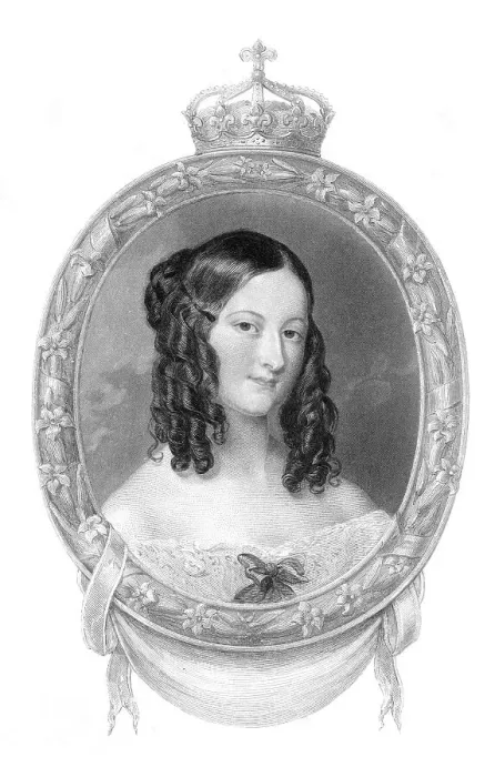 Framed Print : DUCHESSE DE NEMOURS