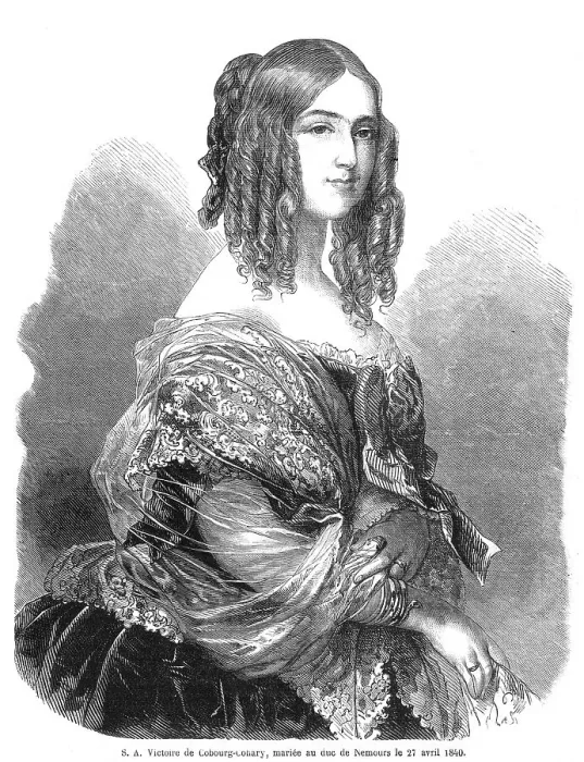 Framed Print : DUCHESSE DE NEMOURS Framed Print : DUCHESSE DE NEMOURS