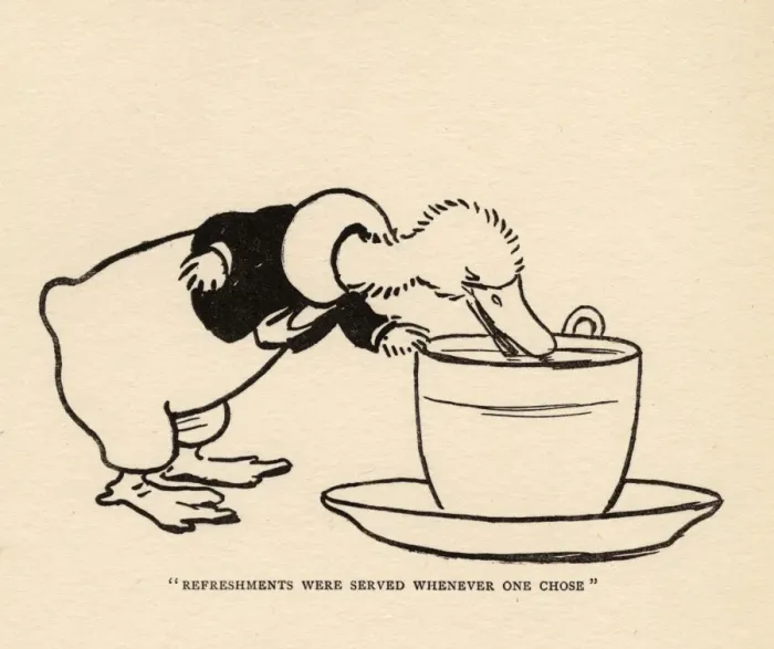 Framed Print : Duck drinking from a large cup Framed Print : Duck drinking from a large cup
