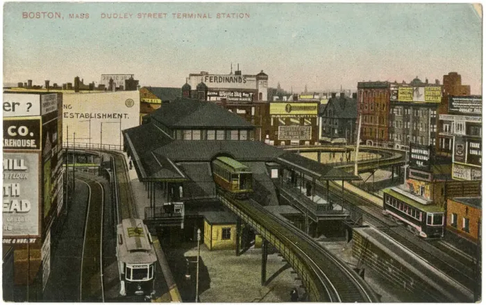 Framed Print : Dudley Street Terminal Station, Boston, Mass, USA Framed Print : Dudley Street Terminal Station, Boston, Mass, USA