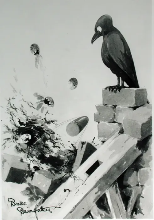 Framed Print : Duds quoth the Raven Framed Print : Duds quoth the Raven