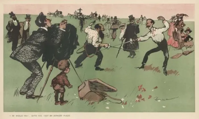 Framed Print : Duel as Spectacle Framed Print : Duel as Spectacle