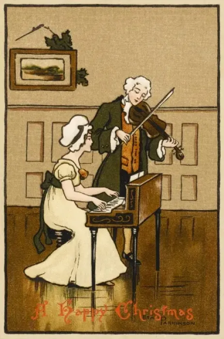 Framed Print : Duet at home 18C Framed Print : Duet at home 18C
