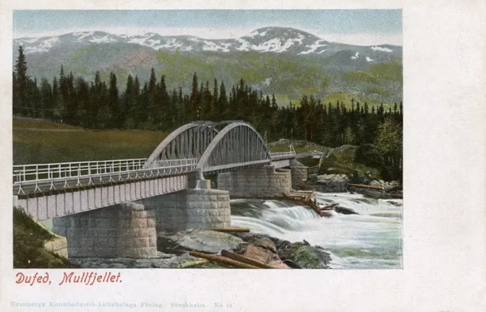 Framed Print : Dufed Bridge - Mullfjellet, Sweden Framed Print : Dufed Bridge - Mullfjellet, Sweden