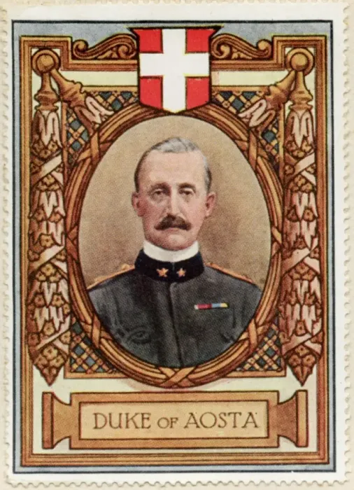 Framed Print : Duke of Aosta / Stamp Framed Print : Duke of Aosta / Stamp