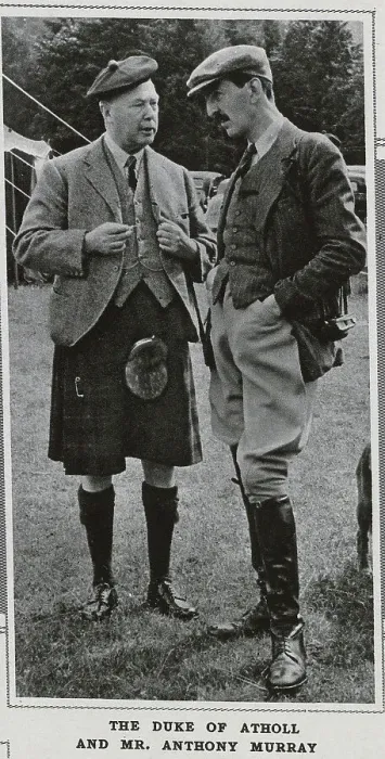 Framed Print : Duke of Atholl and Anthony Murray Framed Print : Duke of Atholl and Anthony Murray