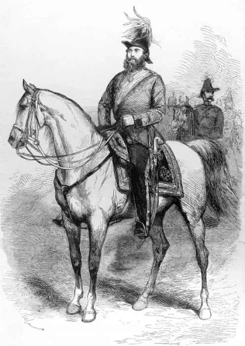 Framed Print : The Duke of Cambridge on horseback Framed Print : The Duke of Cambridge on horseback