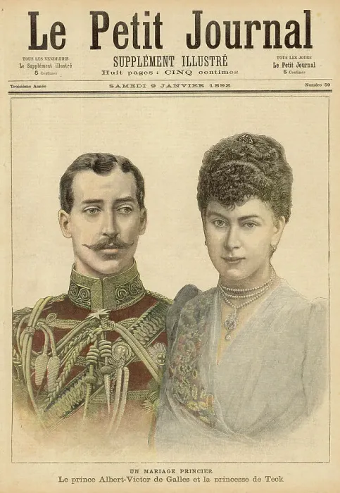 Framed Print : DUKE OF CLARENCE 1892 Framed Print : DUKE OF CLARENCE 1892