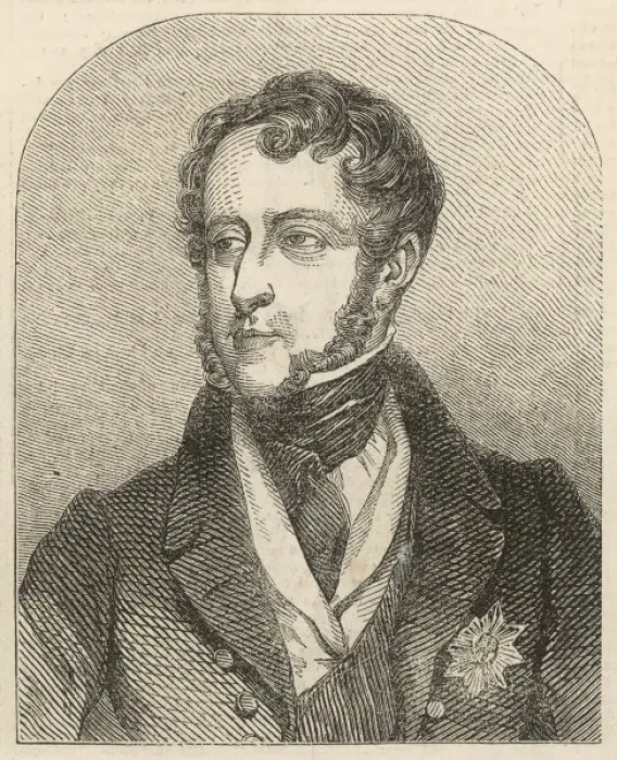 Framed Print : Duke of Devonshire 1843 Framed Print : Duke of Devonshire 1843