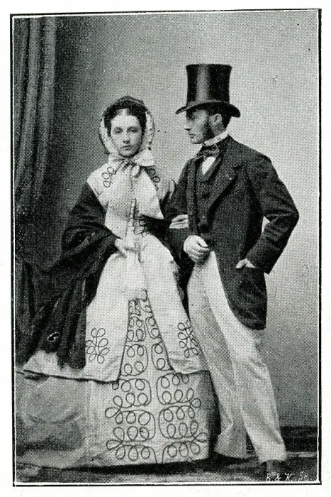 Framed Print : Duke and Duchess of Cadore in a studio photo Framed Print : Duke and Duchess of Cadore in a studio photo
