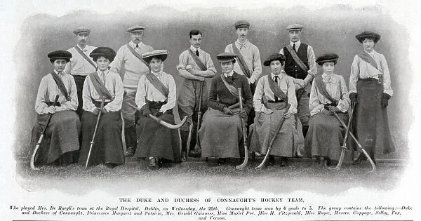 The Duke and Duchess of Connaughts hockey team