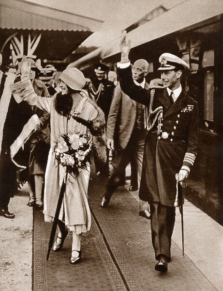 The Duke and Duchess of York leaving Maitland, NSW