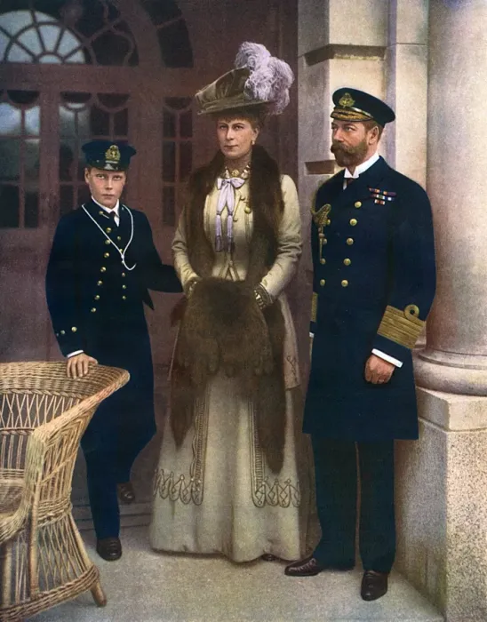 Framed Print : Duke and Duchess of York and Prince Edward Framed Print : Duke and Duchess of York and Prince Edward