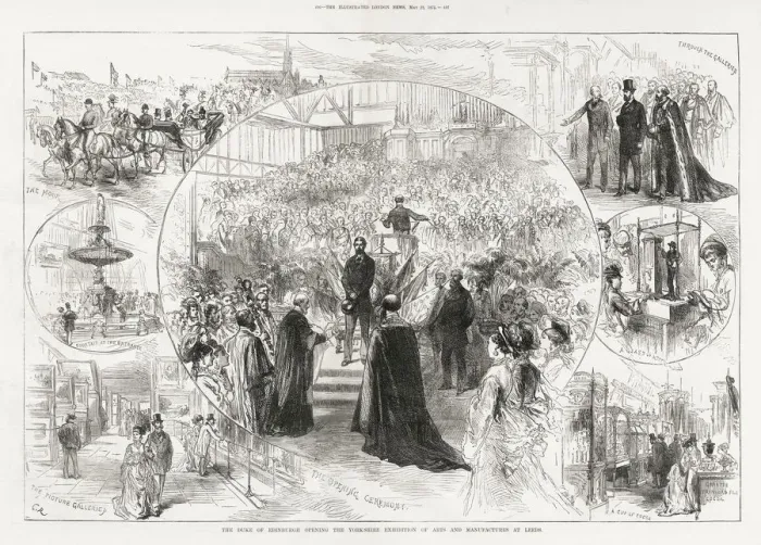 Framed Print : Duke of Edinburgh opens Yorkshire exhibition arts & manuf Framed Print : Duke of Edinburgh opens Yorkshire exhibition arts & manuf