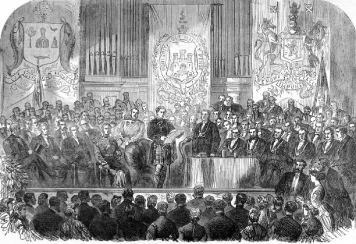 Framed Print : The Duke of Edinburgh receiving the freedom of the City of G Framed Print : The Duke of Edinburgh receiving the freedom of the City of G