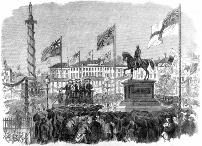 Framed Print : The Duke of Edinburgh unveiling the statue of the late Princ Framed Print : The Duke of Edinburgh unveiling the statue of the late Princ