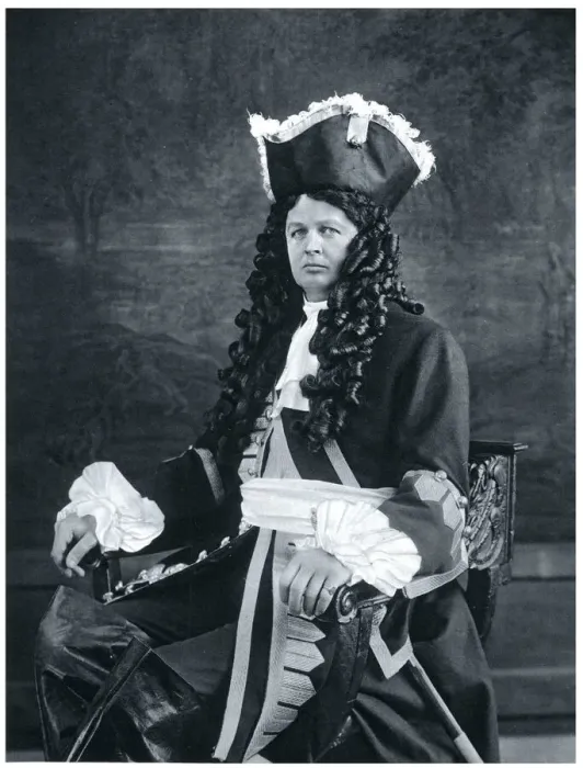 Framed Print : Duke of Marlborough dressed as his ancestor Framed Print : Duke of Marlborough dressed as his ancestor