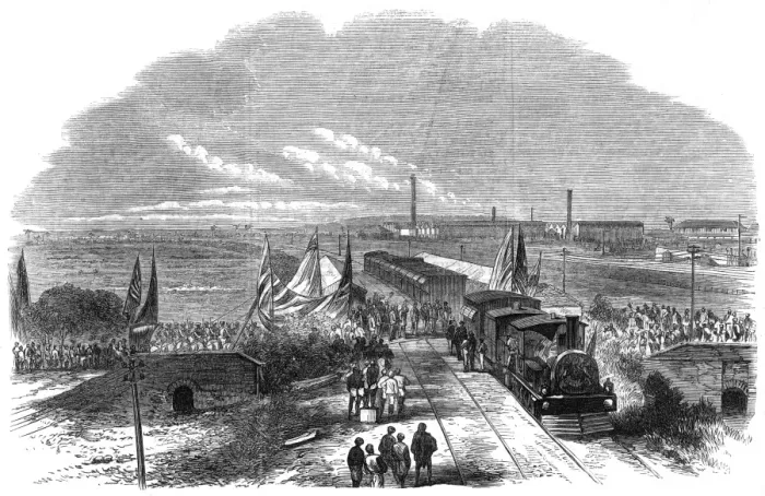 Framed Print : Duke by Train, India Framed Print : Duke by Train, India