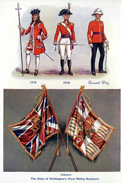 Duke of Wellington's West Riding Regiment and Colours