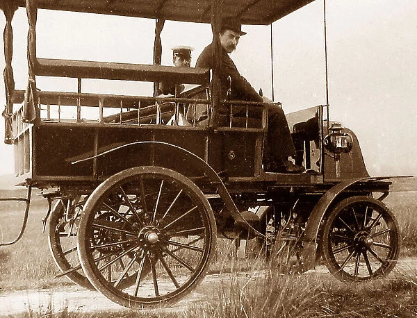 Duke Of Westminster in a car in 1899