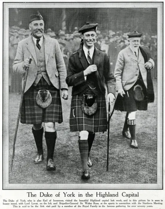 Framed Print : Duke of York in Highland Framed Print : Duke of York in Highland